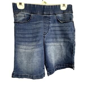 Dkny Jeans Bermuda Shorts  Small Denim pull-on stretch women's blue